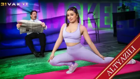 Kızım spor yaparken taytı yırtılmış farkında değil Pandik Attım